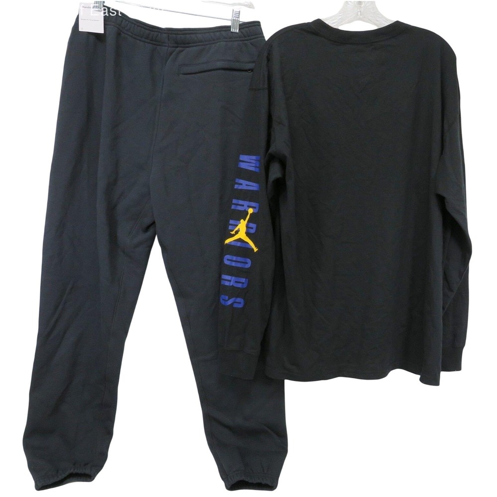 Nike Jordan Golden State Warriors Sweatsuit Set – Men's Large - Picture 2 of 6